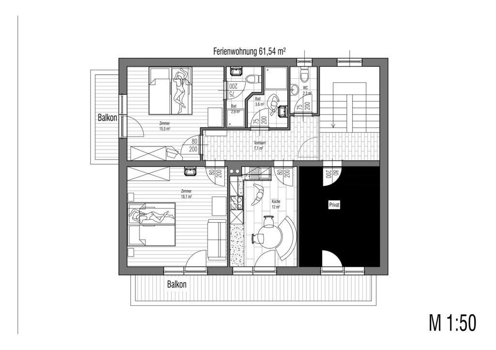 Ferienwohnung Zwoelferblick Брамберг ам Вилдкогел Екстериор снимка